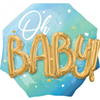 Oh Baby Boy Blue - 3D Effect - 30 inch / 76 cm